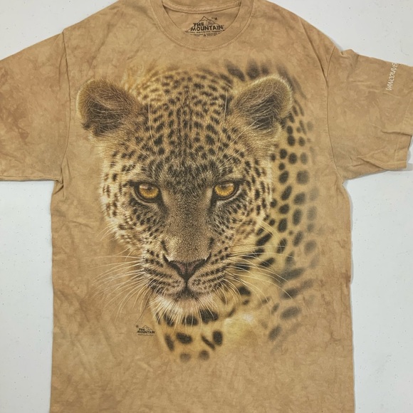 The Mountain Leopard Animal Graphic AOP Acid Wash Brown - Medium - Picture 2 of 6
